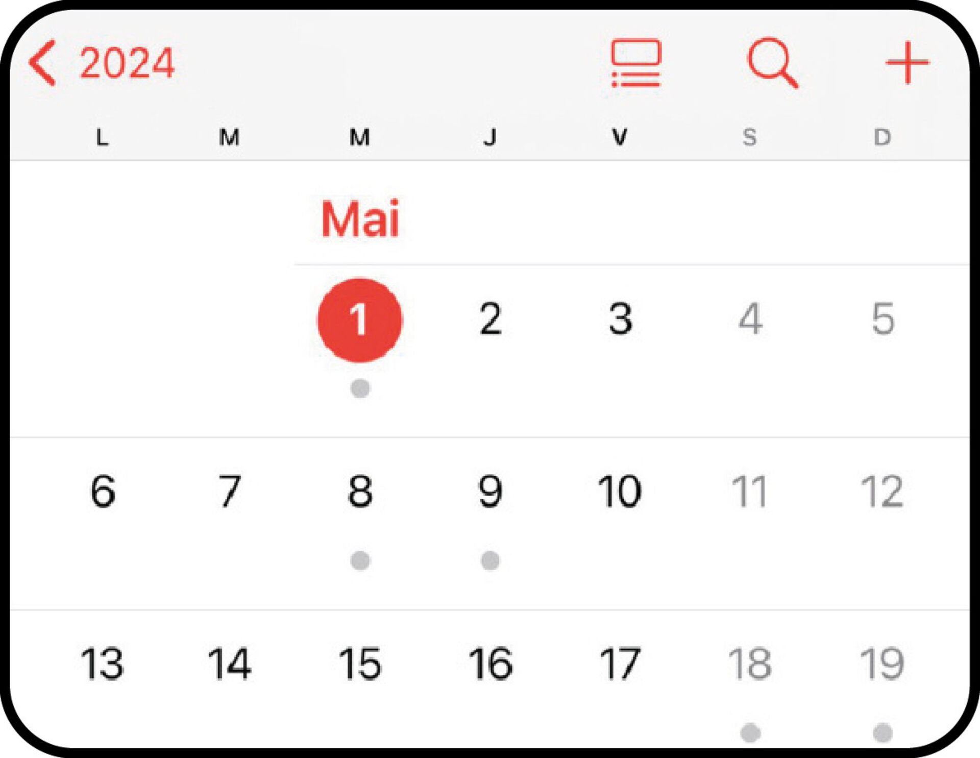 Animation calendrier